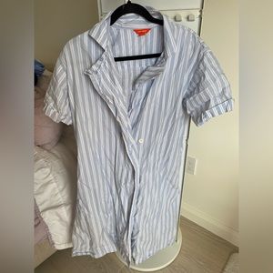 Linen midi dress
